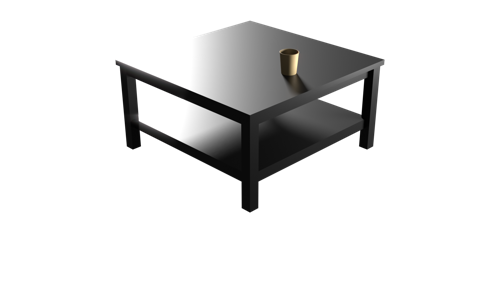 Simple coffee table preview image